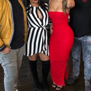 House of cb red fornarina dress  worn once